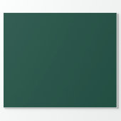 Solid color spruce dark green wrapping paper (Flat)