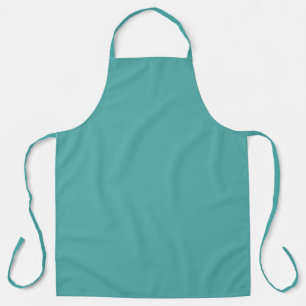 Solid Color Teal Apron
