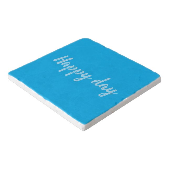 Solid Color Text Template  Trivet (Corner)