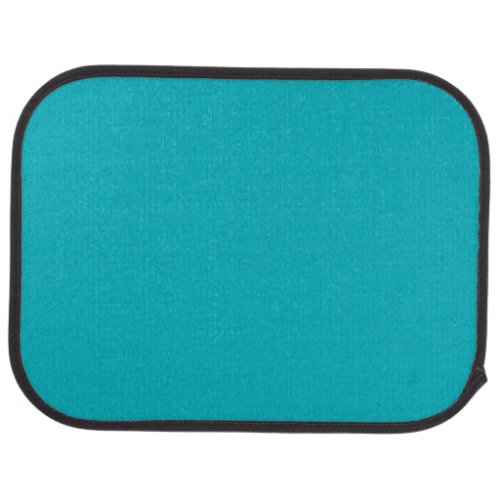 Solid color turquoise ocean blue car floor mat