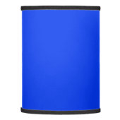Solid color vibrant blue lamp shade (Left)