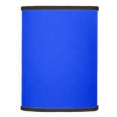 Solid color vibrant blue lamp shade (Right)
