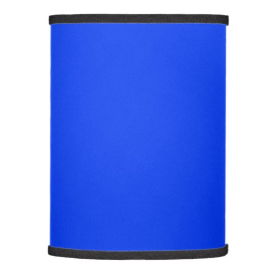 Solid color vibrant blue lamp shade (Right)