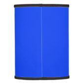 Solid color vibrant blue lamp shade (Back)
