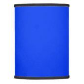Solid color vibrant blue lamp shade (Front)