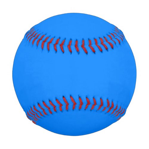 Solid color vivid blue baseball