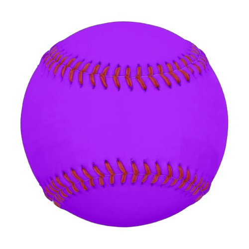 Solid color vivid violet purple baseball