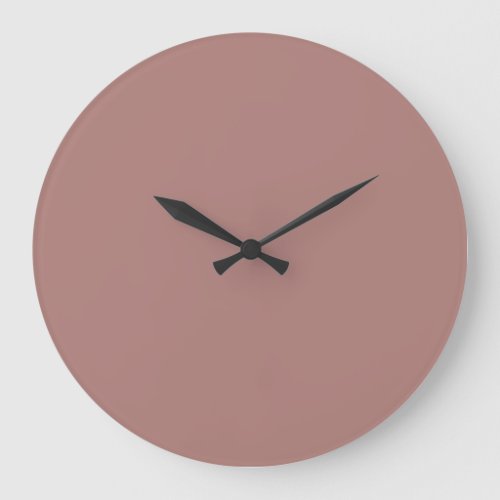 Solid Color Wall Clock _ Dusty Rose