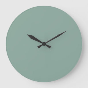 Solid Color Wall Clock - Green Earth