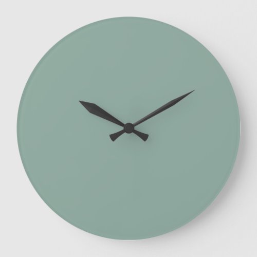 Solid Color Wall Clock _ Green Earth