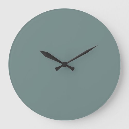 Solid Color Wall Clock _ Leaf Green
