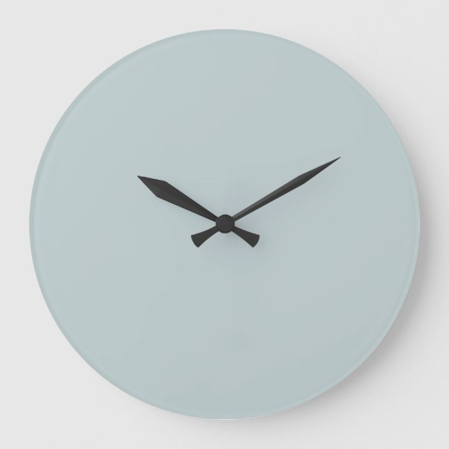 Solid Color Wall Clock - Light Blue (Front)