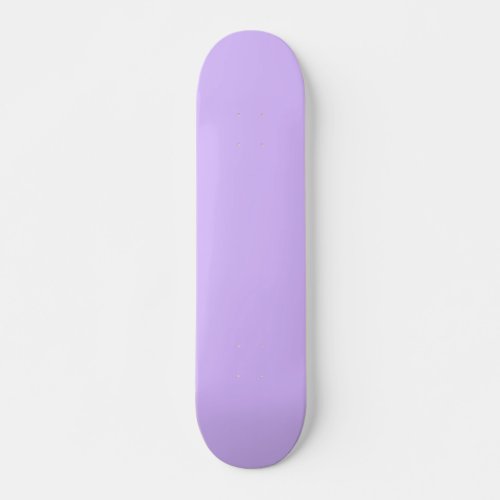 Solid color washing purple skateboard