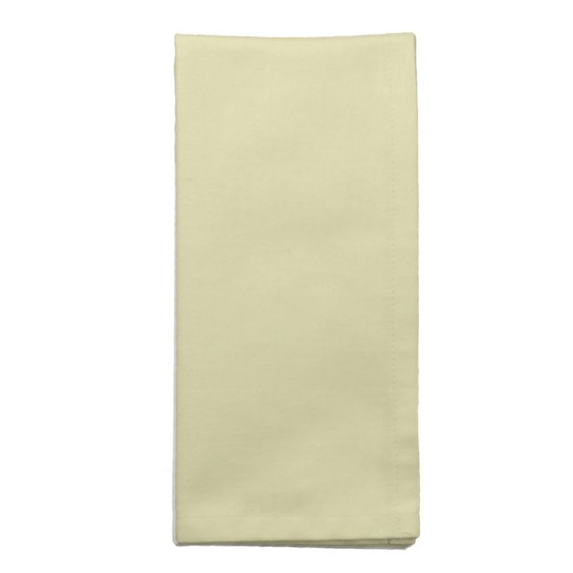 Solid Color Yellow Green Cloth Napkin (Folded)