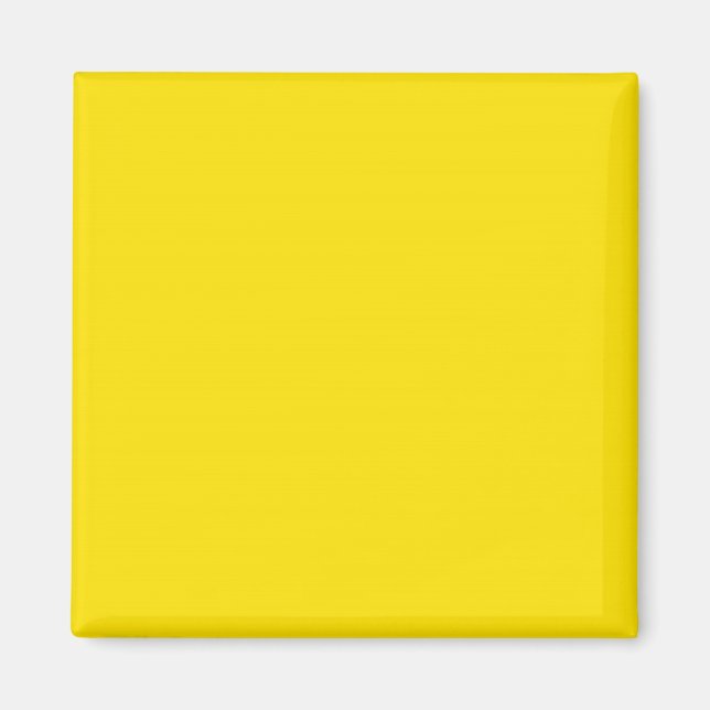 Solid Color: Yellow Magnet (Front)