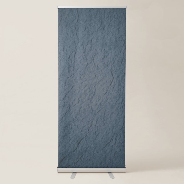 Solid Concrete Wall Textured Best Vertical  Retractable Banner (Front)