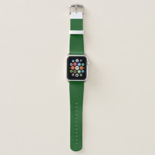 Solid conifer green apple watch band