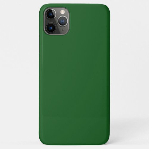 Solid conifer green iPhone 11 pro max case