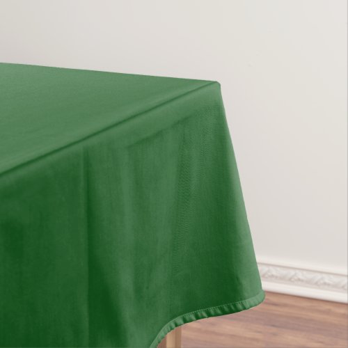 Solid conifer green tablecloth