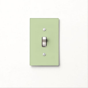 Solid Cooking Apple Green Color Light Switch Cover
