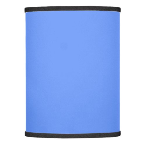 Solid cornflower blue lamp shade