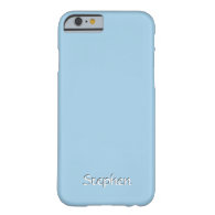 Solid Cornflower Blue Personalized iPhone 6 Case