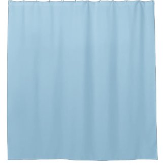 Solid Cornflower Blue Shower Curtain