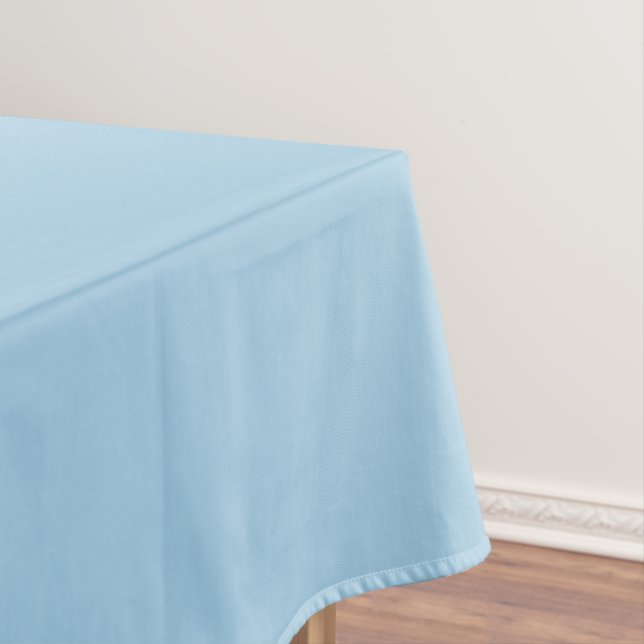Solid Cornflower Blue Tablecloth (In Situ)