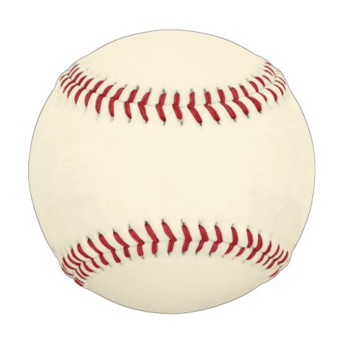Solid cornsilk beige baseball