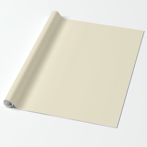 Solid cornsilk beige wrapping paper