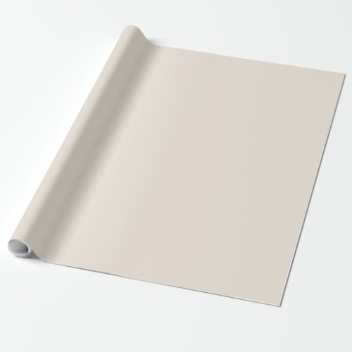 Solid cream beige ivory wrapping paper