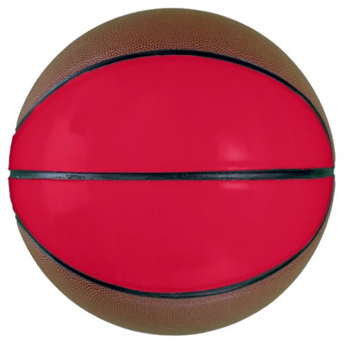 Solid crimson glory red basketball