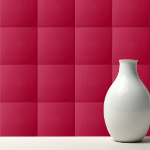 Solid crimson glory red ceramic tile