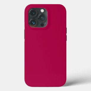 Solid crimson wine red iPhone 13 pro case