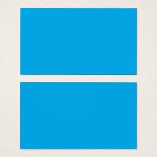 Solid Cyan Blue Background (Front & Back)