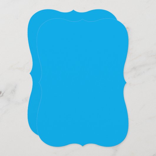 Solid Cyan Blue Background  (Front/Back)