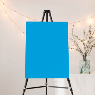 Solid Cyan Blue Background  Foam Board