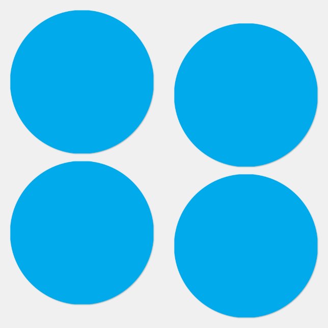 Solid Cyan Blue Background  Labels (Group)