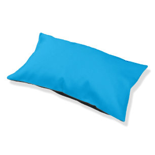 Solid Cyan Blue Background  Pet Bed