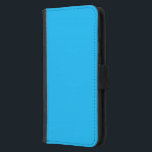 Solid Cyan Blue Background  Samsung Galaxy S5 Wallet Case<br><div class="desc">Bright solid cyan blue background with clean, minimalist texture—perfect for modern, professional designs. Make your designs pop with this Solid Cyan Blue Background—a vibrant, clean, and minimalist texture that brings bold color and professional polish to any surface. This high-resolution blue backdrop is perfect for both digital and print applications, offering...</div>