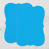 Solid Cyan Blue Background | Summer Minimal Style (Front/Back)
