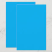 Solid Cyan Blue Background | Summer Minimal Style (Front/Back)