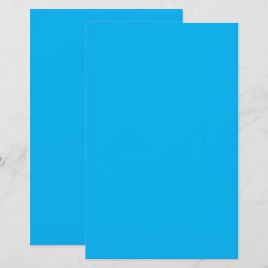 Solid Cyan Blue Background | Summer Minimal Style (Front/Back)