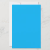 Solid Cyan Blue Background | Summer Minimal Style (Front)