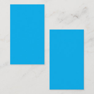 Solid Cyan Blue Background Summer Minimal Style Enclosure Card