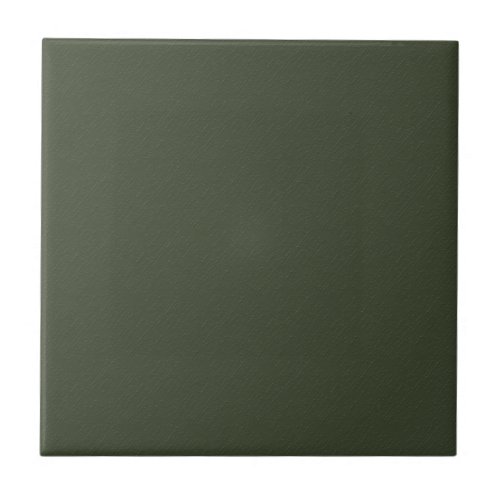 Solid Cypress Green Ceramic Tile