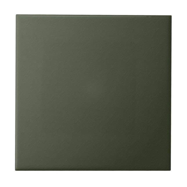 Solid Cypress Green Ceramic Tile (Front)