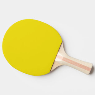 yellow ping pong paddle