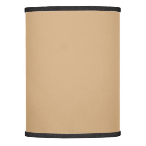 Solid dark beige lamp shade