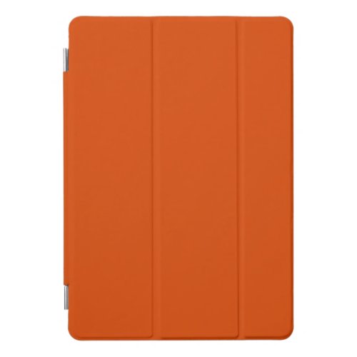 Solid dark burnt orange iPad pro cover